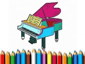 Piano Coloring Art Game