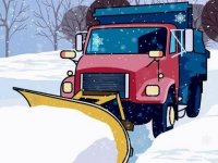 Snowflake Search Plow Trucks Puzzle