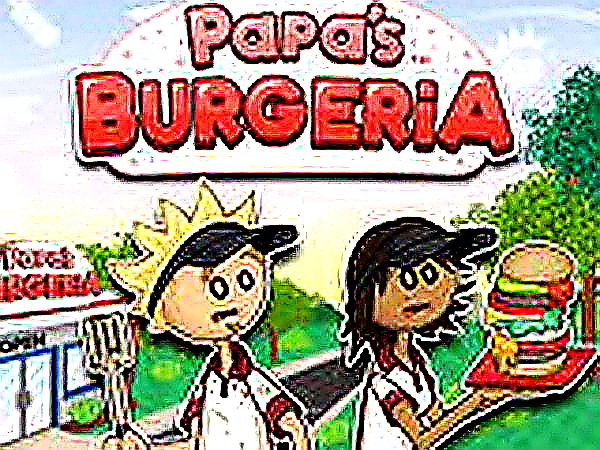 Papa's Burgeria Cooking Game