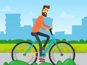 Family Bike Ride Match 3 Puzzle
