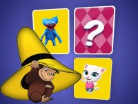 Curious George Memory Card Puzzle
