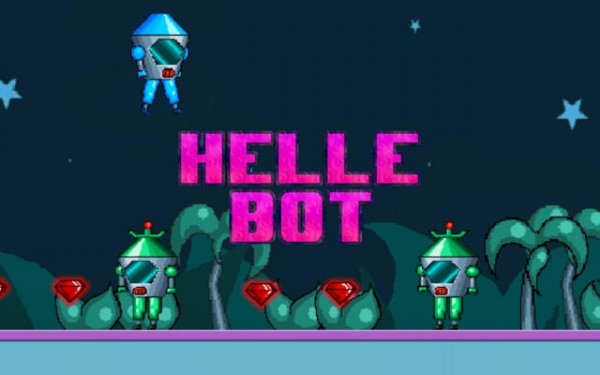 Neon Robot Jump Quest