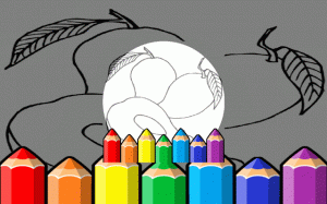 Fruit Coloring Fun For Kids