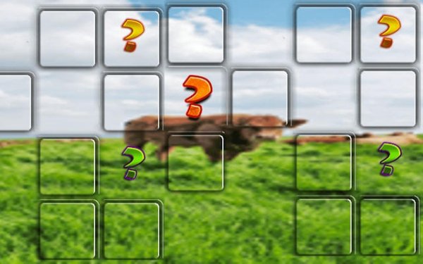 Cattle Memory Match Puzzle