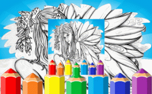 Fairy Coloring Book: Fantasy Art