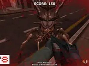 Mutant Defense Blaster Action