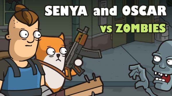 Senya and Oscar Zombie Action
